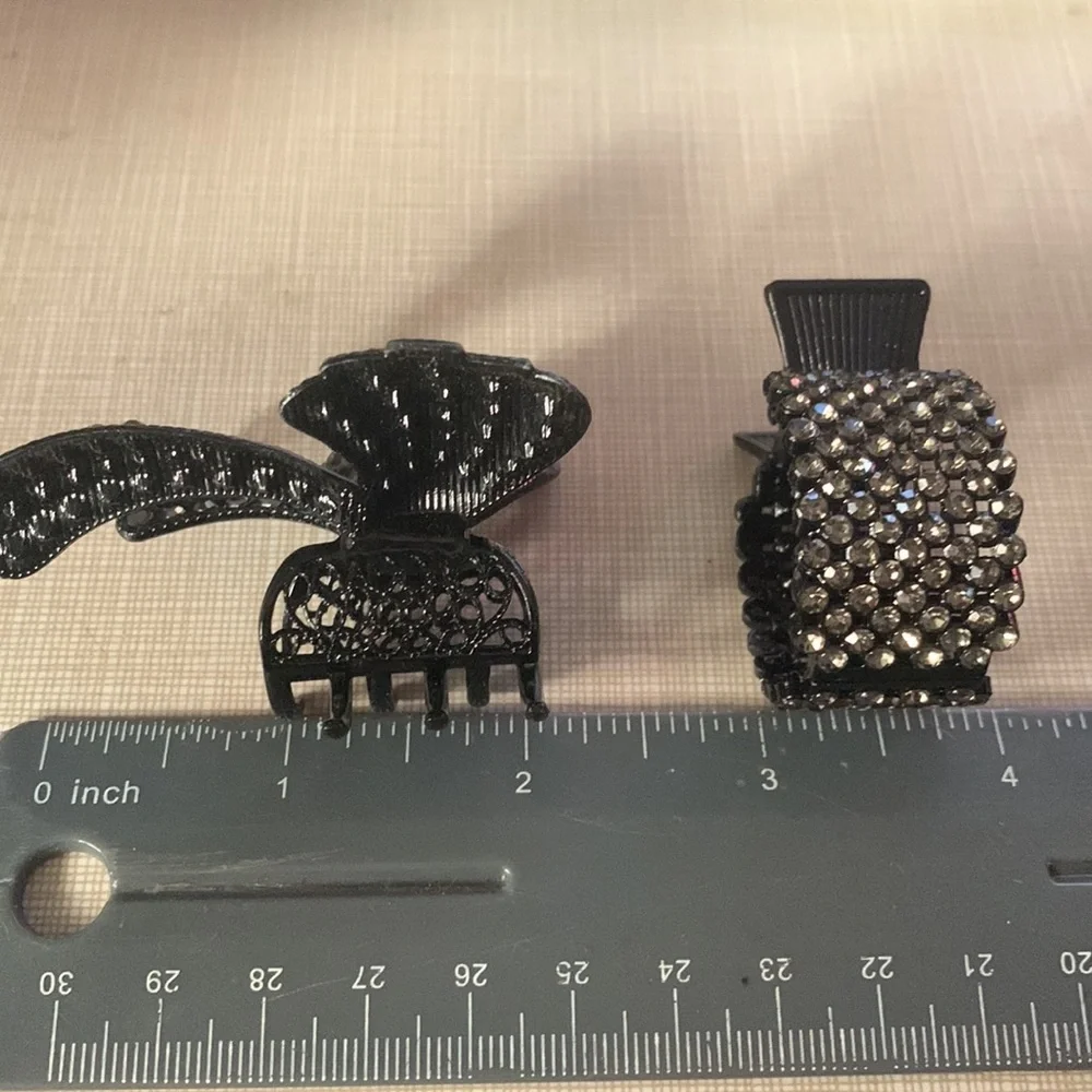 Bundle of 2 hair clips sparkly beautiful - Picture 10 of 10